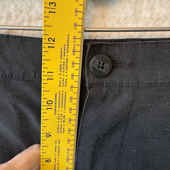 Callaway Shorts Mens 34 Black Flat Front Chino Polyester Performance Golf - Picture 12 of 12